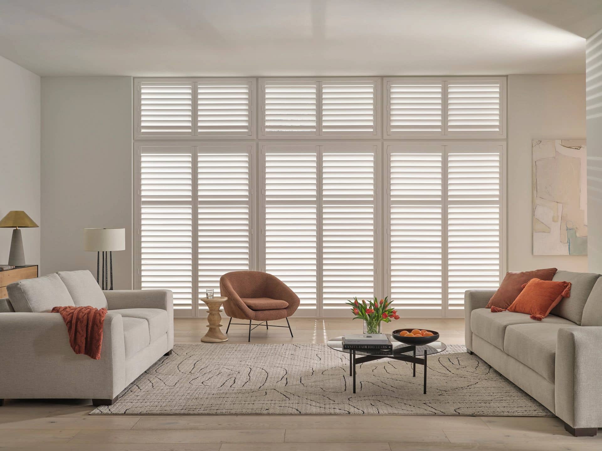 Palm Beach™ Polysatin Shutters — Bedroom