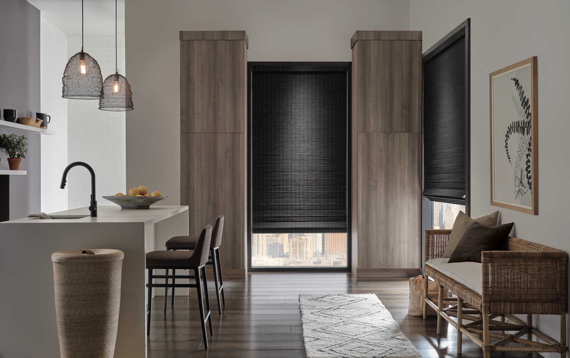 Hunter Douglas woven shades
