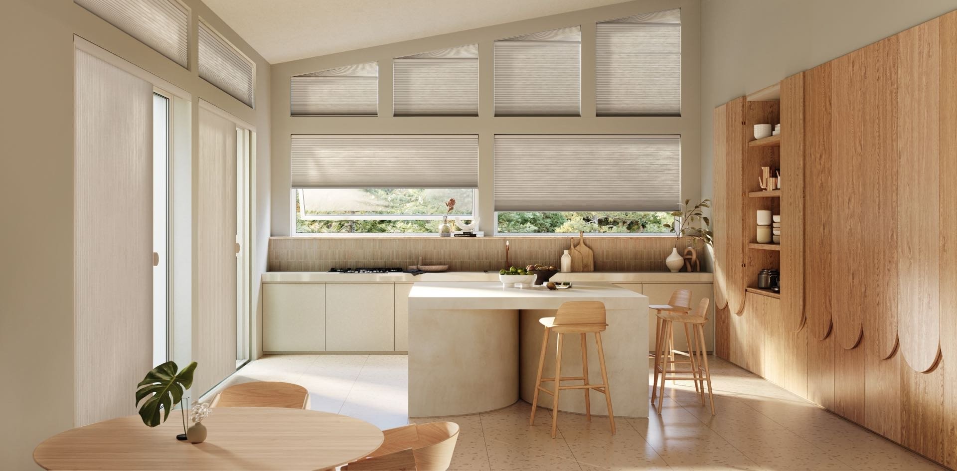 Applause® Honeycomb Shades — Living Room