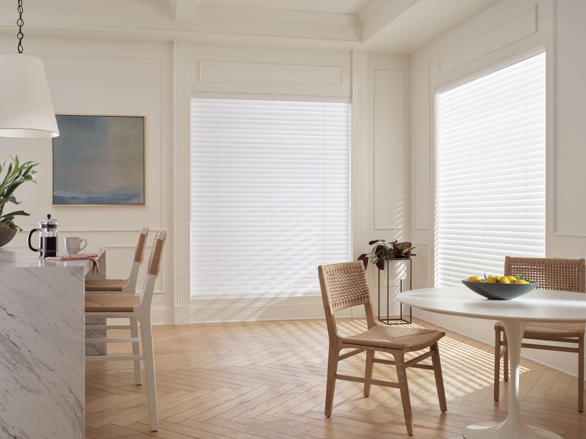 Aria™ Soft Blinds — Living Room