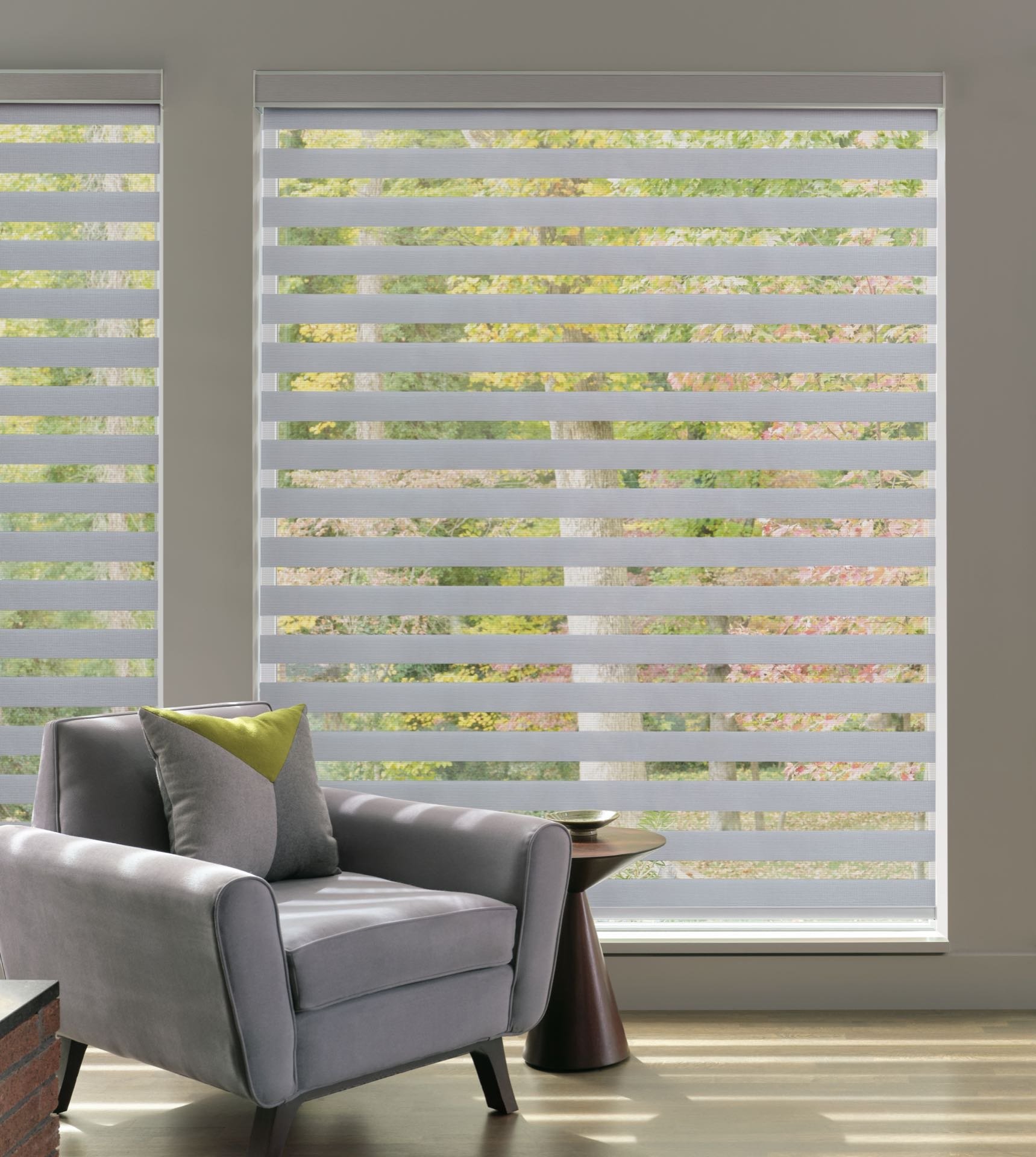 Designer Banded Shades — Office