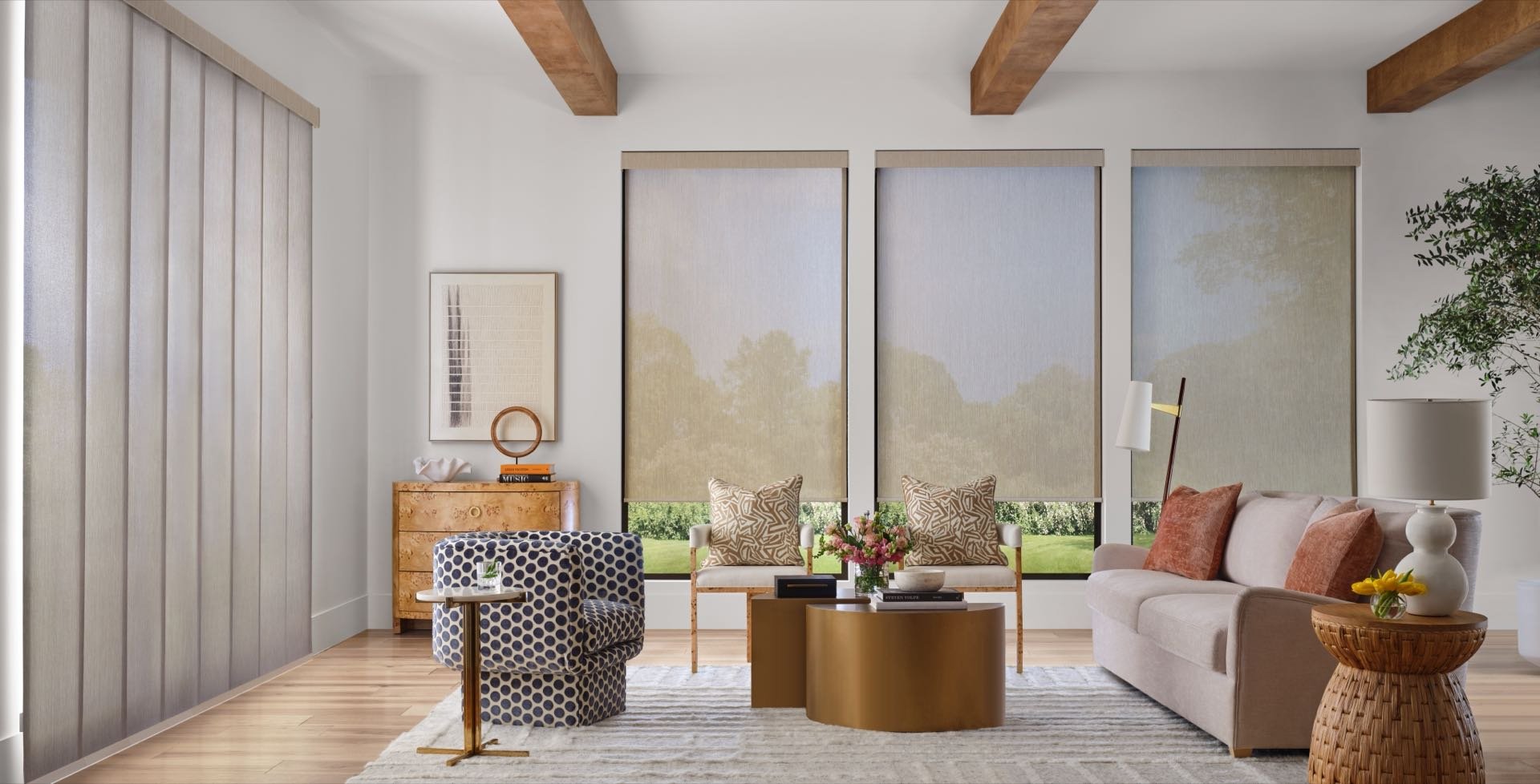 Designer Screen Solar Shades — Office