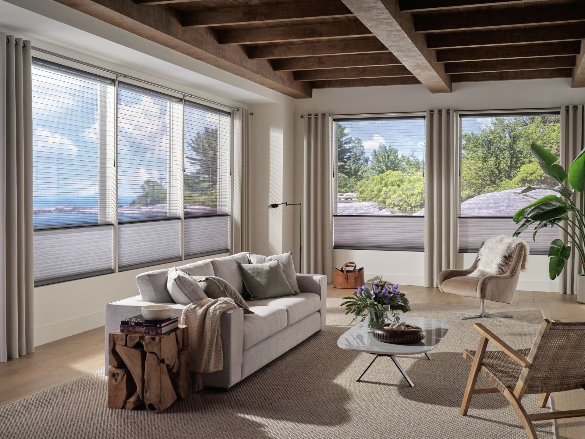 Duette® Honeycomb Shades — Bedroom