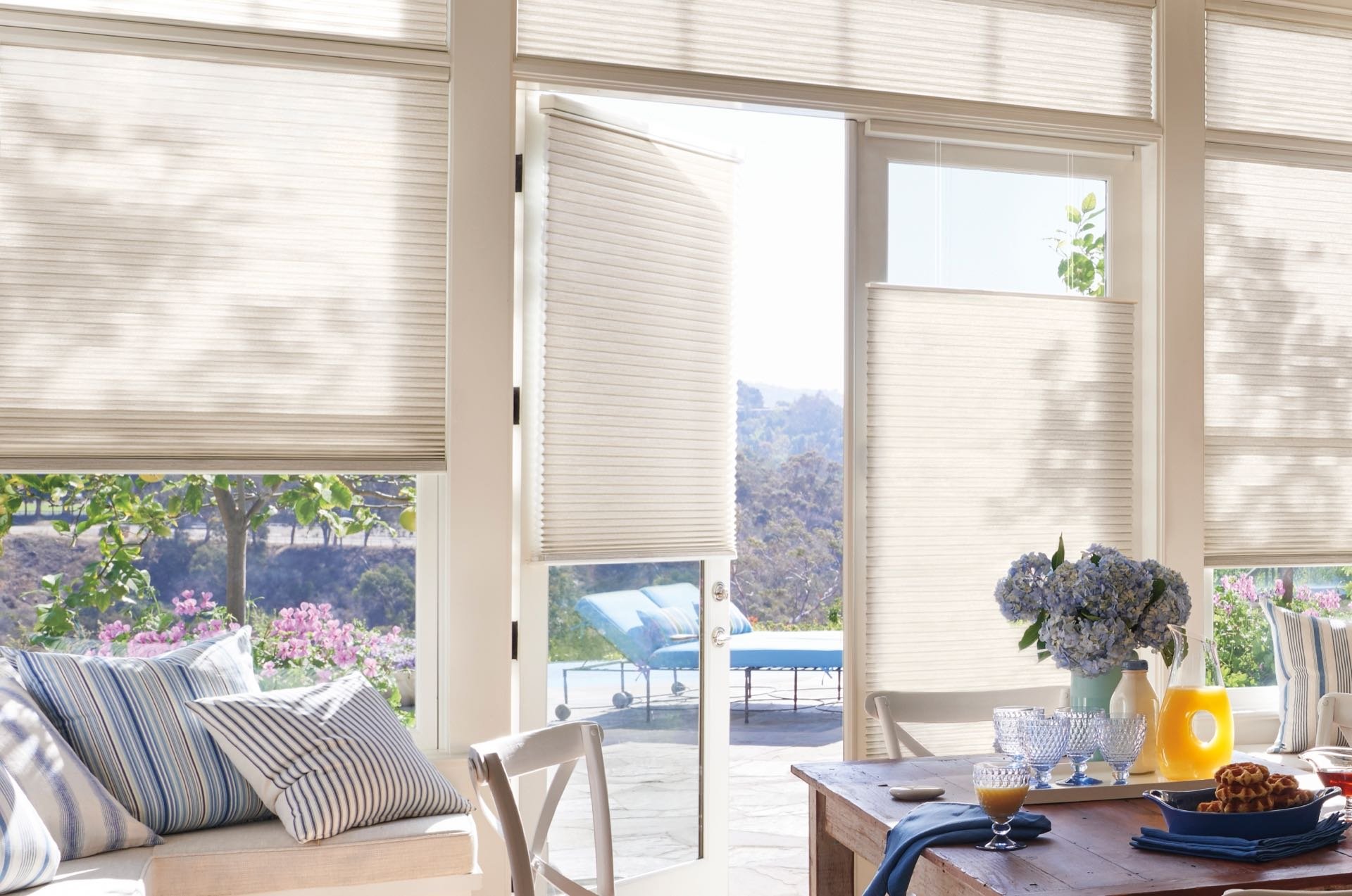 Duette® Honeycomb Shades — Dining Room