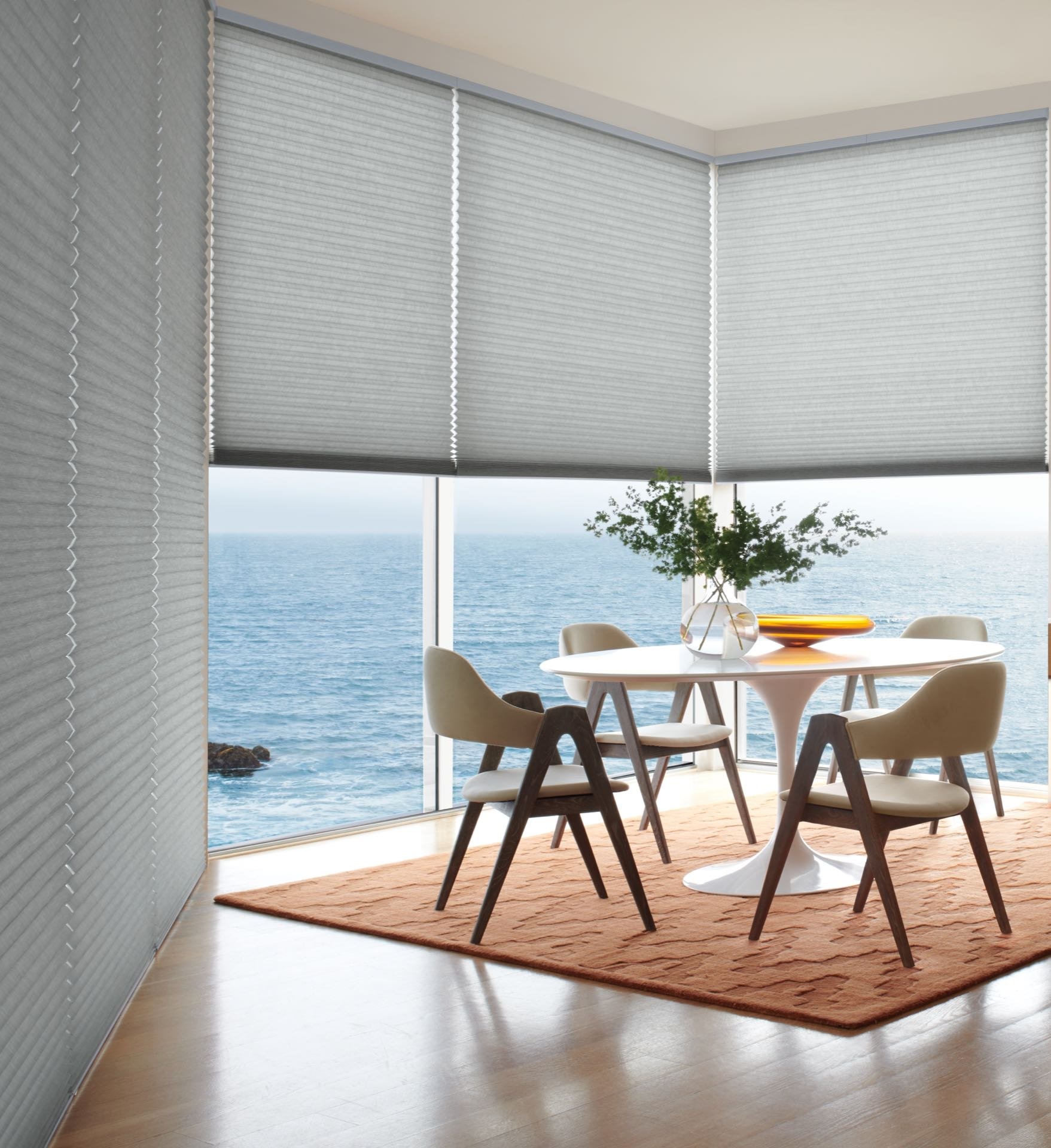 Duette® Honeycomb Shades — Living Room