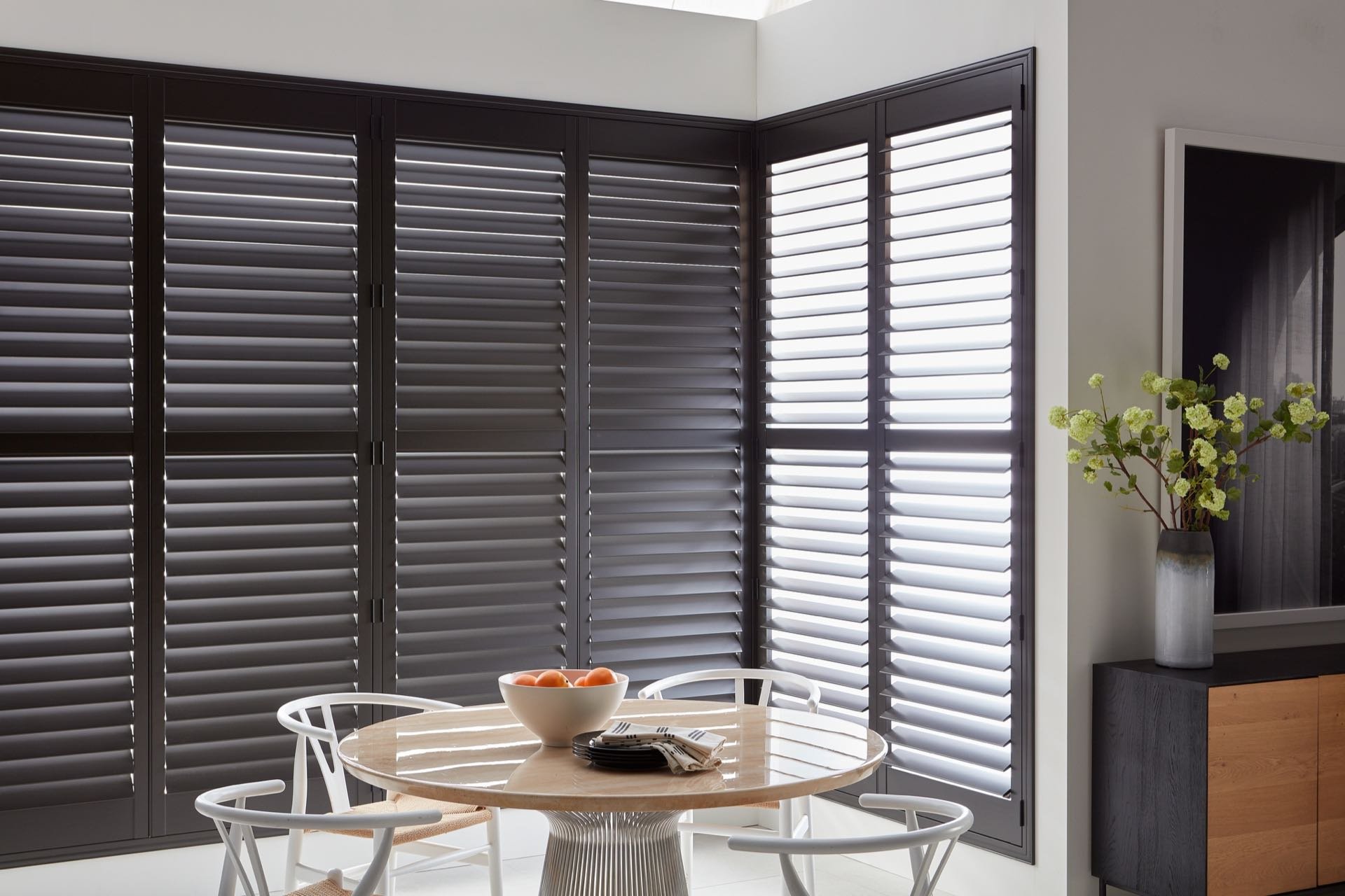 Heritance® Hardwood Shutters — Bedroom