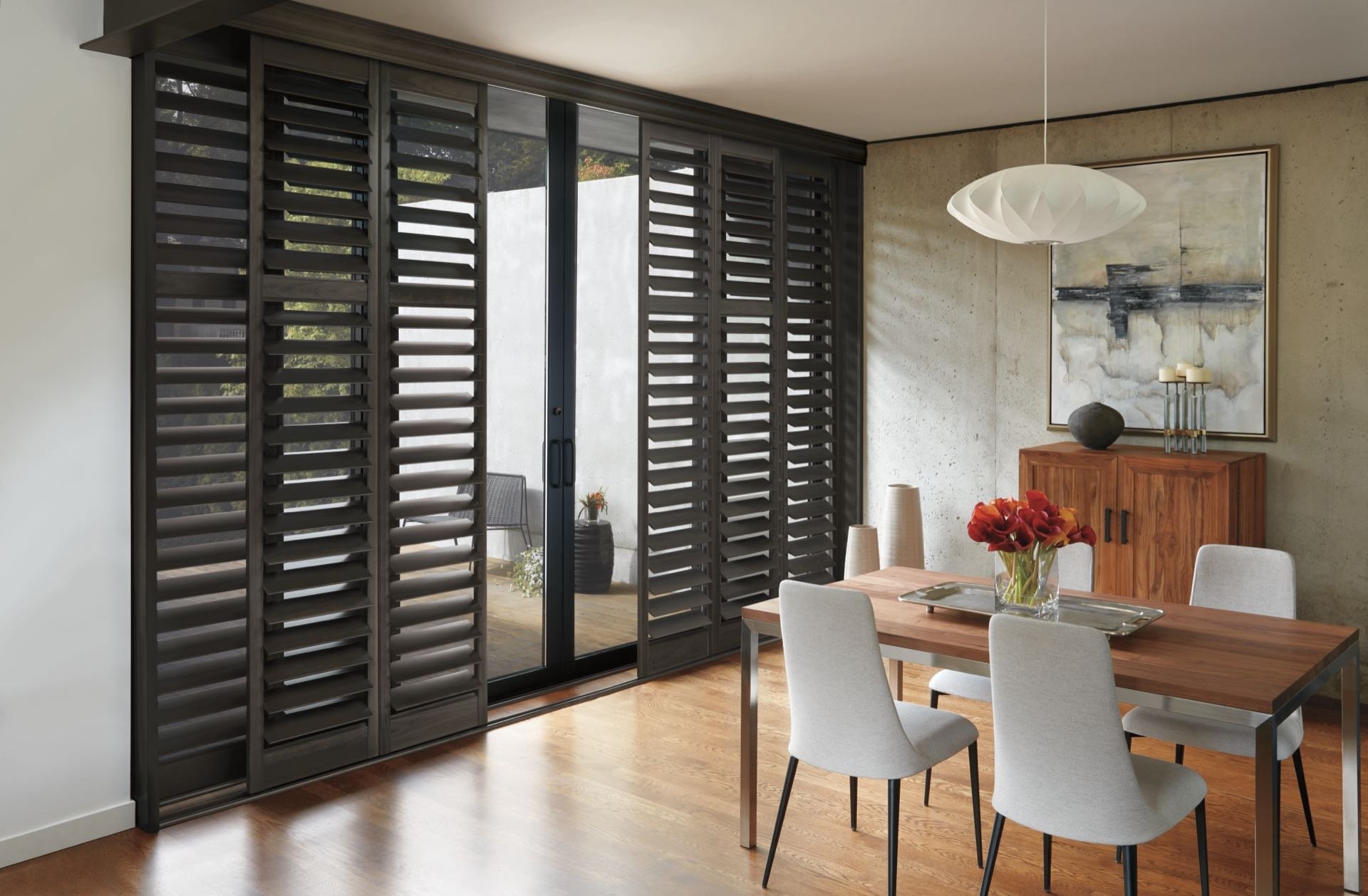 NewStyle® Hybrid Shutters — Living Room
