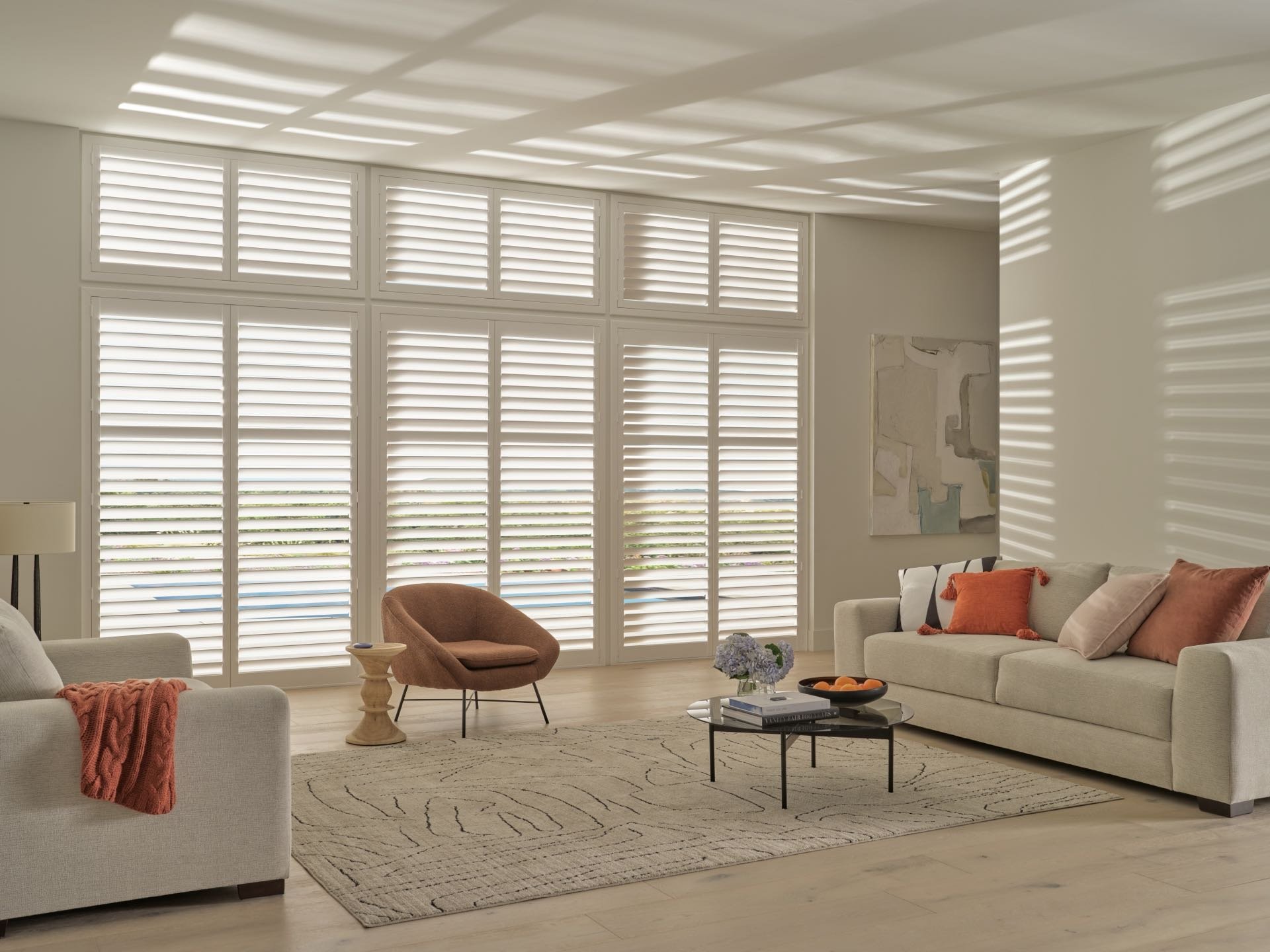 Palm Beach™ Polysatin Shutters — Bathroom