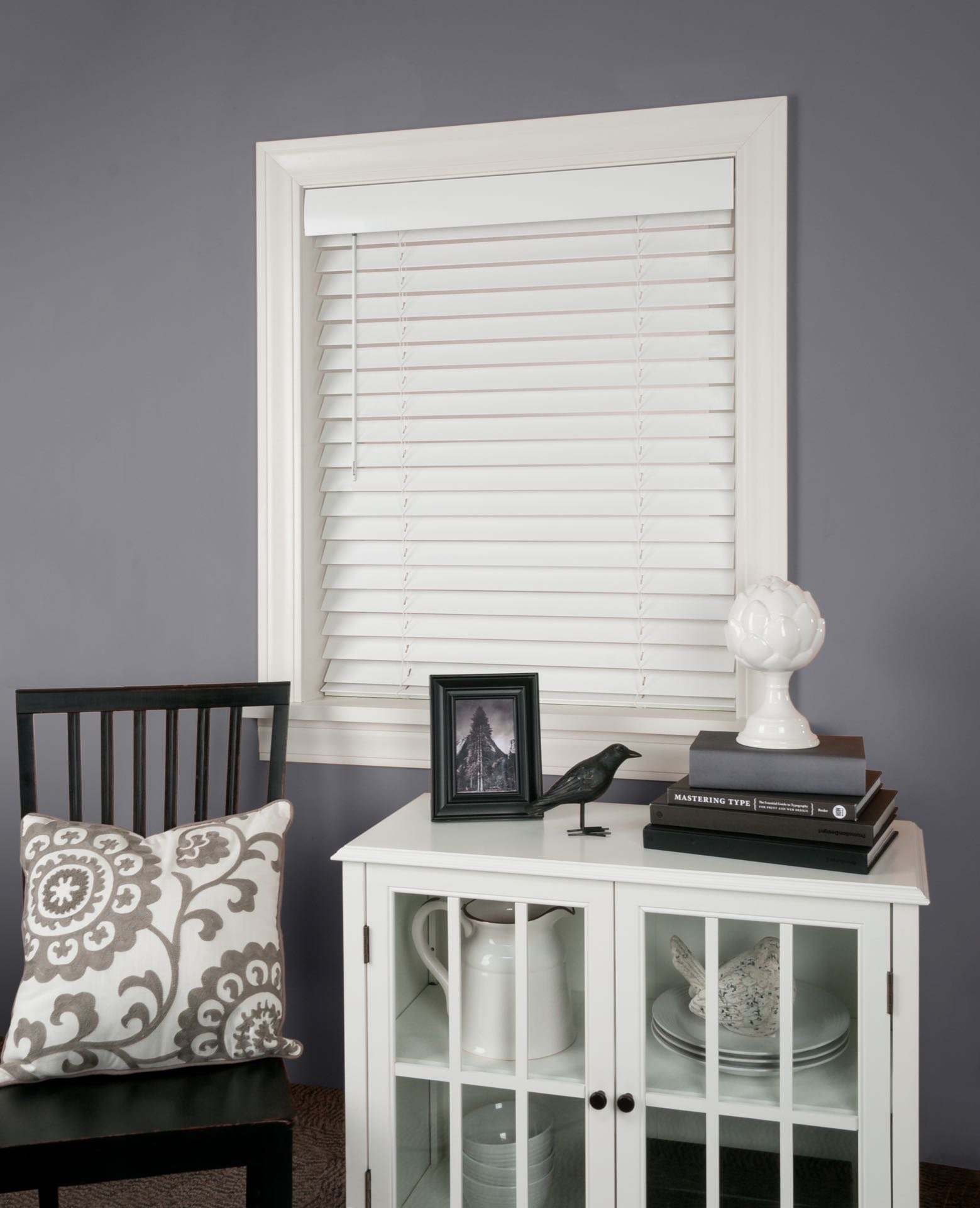 Parkland® Wood Blinds — Bedroom