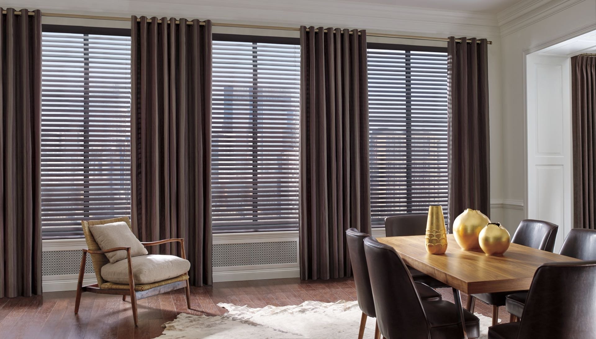 Parkland® Wood Blinds — Bedroom