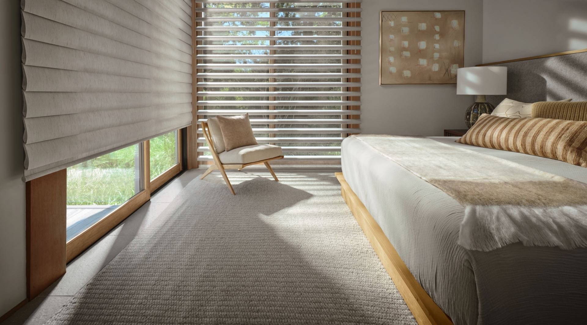Pirouette® Window Shadings — Living Room
