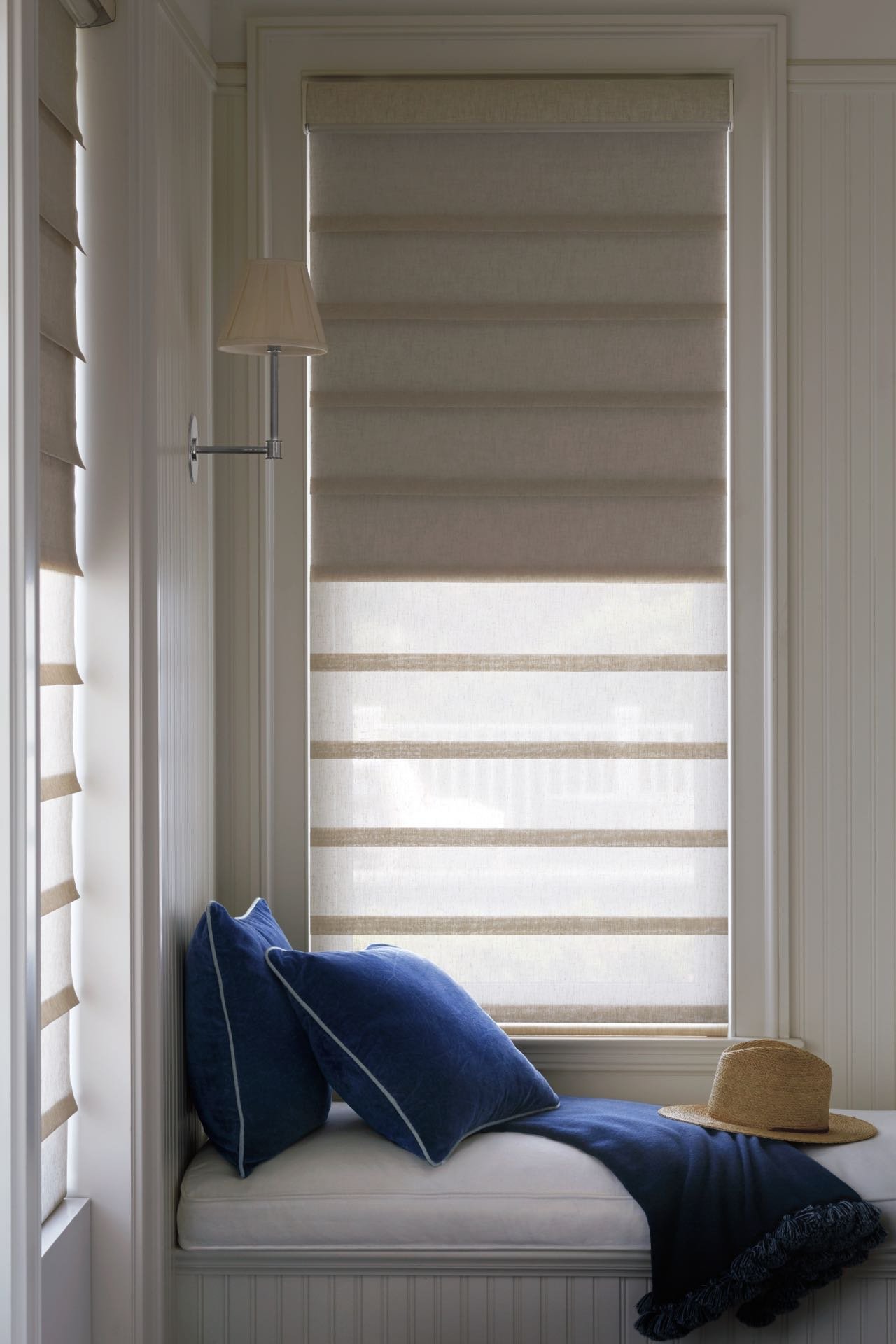 Vignette® Modern Roman Shades — Dining Room